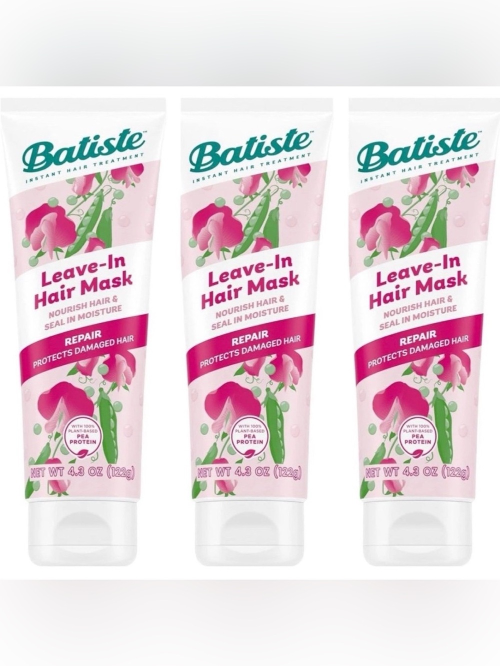 Batiste Leave-In Hair Mask - Nourishing & Sealing in the moisture. A Set of 3.